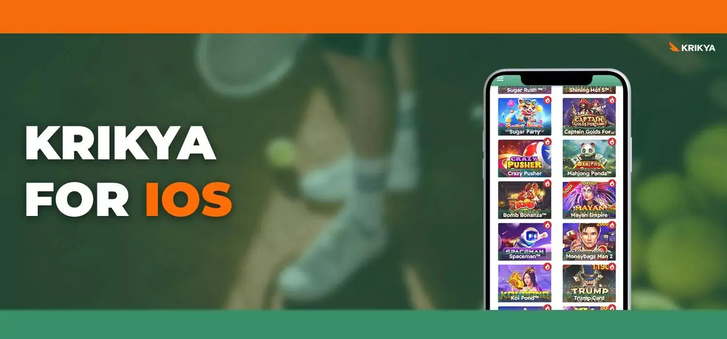 Krikya Betting App Access for iOS and iPhone